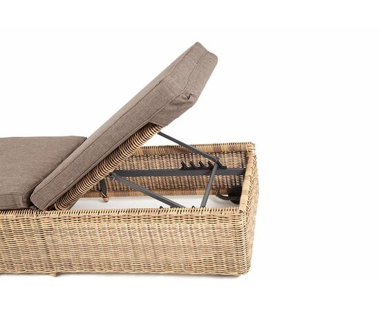 "Рим" шезлонг с подушкой, цвет соломенный, изображение 5 | Интернет магазин мебели и декора LifeDekor
