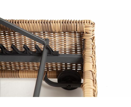 "Рим" шезлонг с подушкой, цвет соломенный, изображение 6 | Интернет магазин мебели и декора LifeDekor