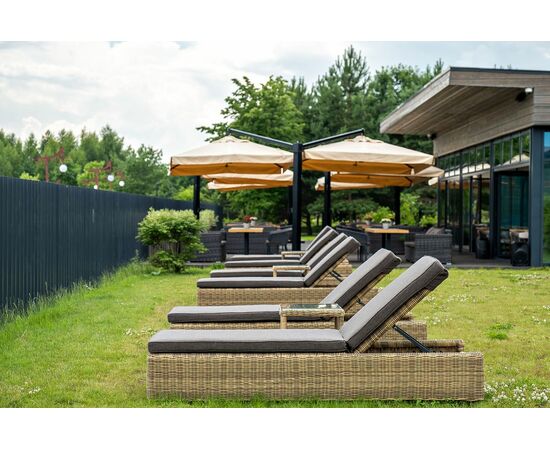 "Рим" шезлонг с подушкой, цвет соломенный, изображение 7 | Интернет магазин мебели и декора LifeDekor