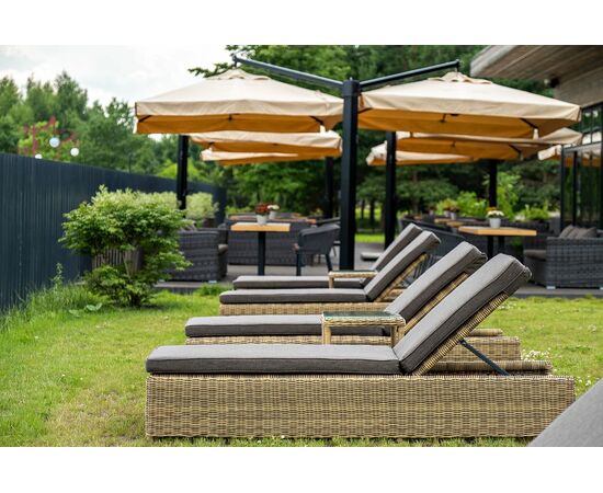 "Рим" шезлонг с подушкой, цвет соломенный, изображение 10 | Интернет магазин мебели и декора LifeDekor