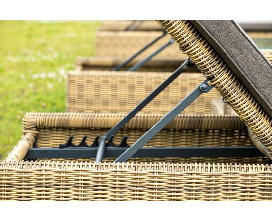 "Рим" шезлонг с подушкой, цвет соломенный, изображение 11 | Интернет магазин мебели и декора LifeDekor