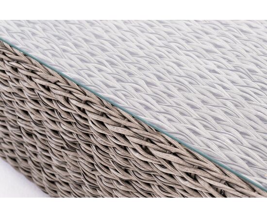 "Капучино Сингл" лаунж-зона из искусственного ротанга (гиацинт), цвет серый, изображение 19 | Интернет магазин мебели и декора LifeDekor