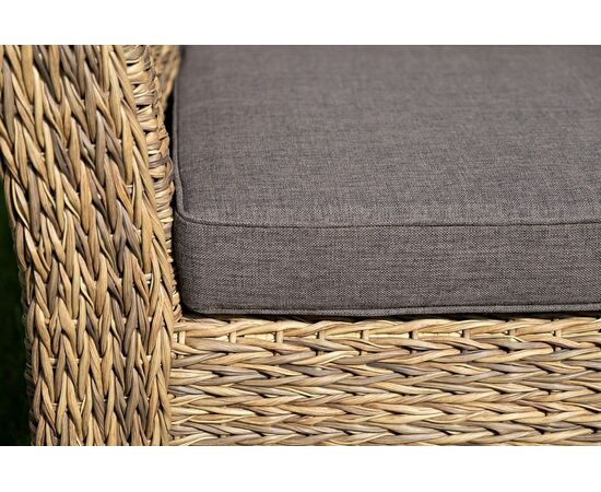 "Капучино Сингл" лаунж-зона из искусственного ротанга (гиацинт), цвет соломенный, изображение 12 | Интернет магазин мебели и декора LifeDekor