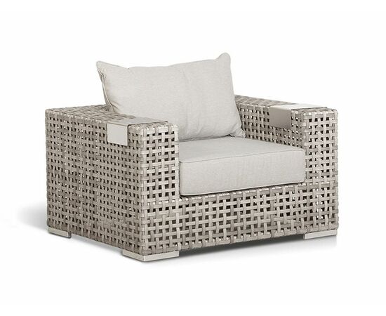 "Тито" лаунж-зона из искусственного ротанга, цвет серый, изображение 13 | Интернет магазин мебели и декора LifeDekor