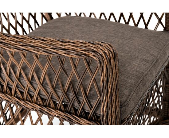 "Эспрессо–80 L" обеденная группа плетеная, цвет коричневый, изображение 5 | Интернет магазин мебели и декора LifeDekor