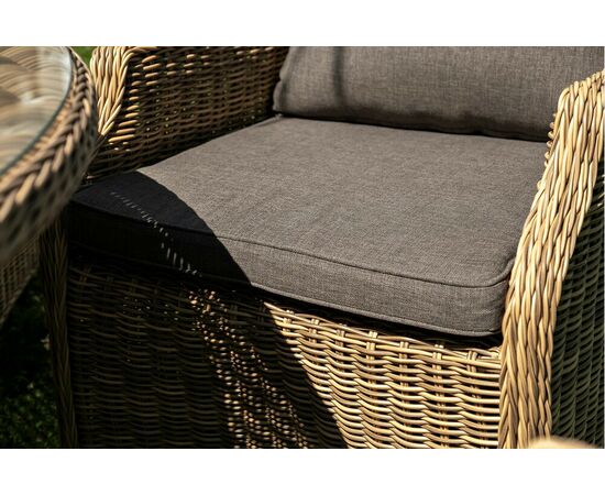 "Эспрессо–150 N" обеденная группа плетеная, цвет соломенный, изображение 10 | Интернет магазин мебели и декора LifeDekor