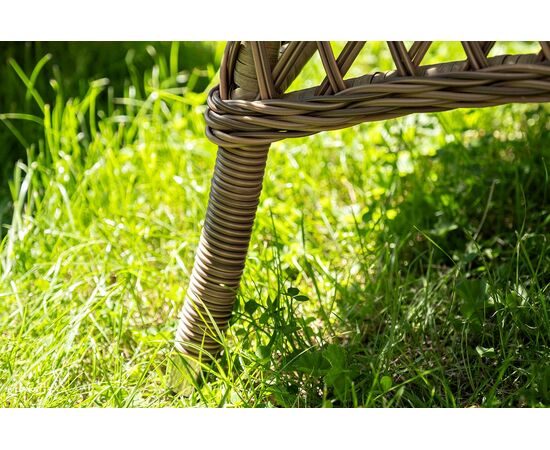 "Эспрессо–150 N" обеденная группа плетеная, цвет соломенный, изображение 11 | Интернет магазин мебели и декора LifeDekor