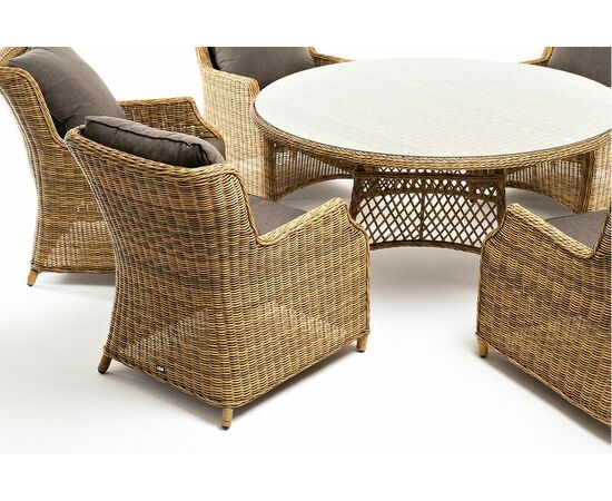 "Эспрессо–150 N" обеденная группа плетеная, цвет соломенный, изображение 16 | Интернет магазин мебели и декора LifeDekor