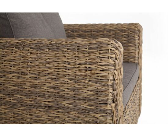 "Кальяри" кресло из искусственного ротанга (гиацинт), цвет соломенный, изображение 5 | Интернет магазин мебели и декора LifeDekor