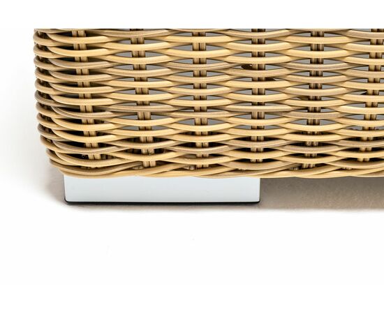 "Боно" журнальный столик из искусственного ротанга, цвет соломенный, изображение 6 | Интернет магазин мебели и декора LifeDekor