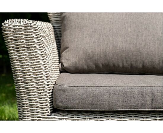 "Капучино" лаунж-зона из искусственного ротанга, цвет бежевый, изображение 11 | Интернет магазин мебели и декора LifeDekor