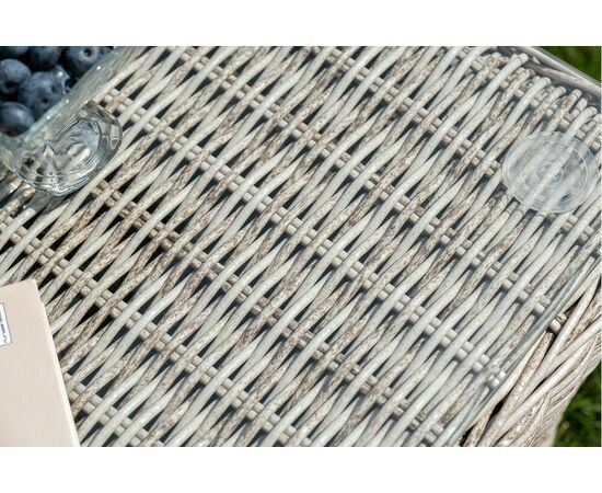 "Капучино" лаунж-зона из искусственного ротанга, цвет бежевый, изображение 12 | Интернет магазин мебели и декора LifeDekor