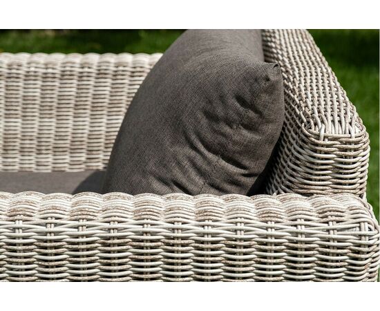 "Капучино" лаунж-зона из искусственного ротанга, цвет бежевый, изображение 14 | Интернет магазин мебели и декора LifeDekor