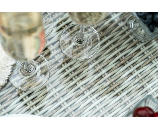 "Неаполь" обеденная группа плетеная из искусственного ротанга, цвет соломенный, изображение 18 | Интернет магазин мебели и декора LifeDekor