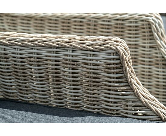 "Неаполь" обеденная группа плетеная из искусственного ротанга, цвет соломенный, изображение 20 | Интернет магазин мебели и декора LifeDekor