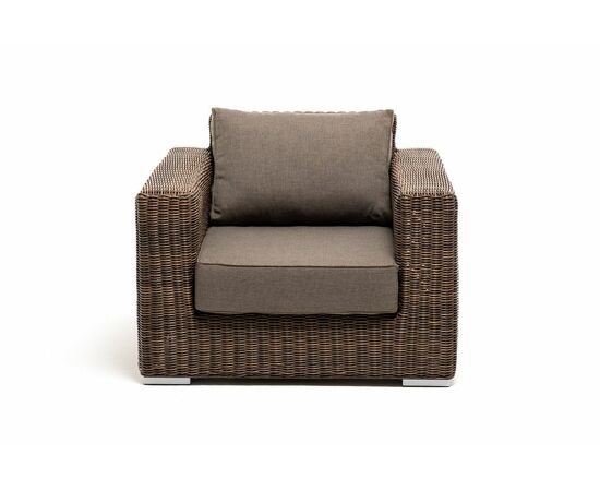 "Боно" кресло из искусственного ротанга, цвет коричневый, изображение 2 | Интернет магазин мебели и декора LifeDekor