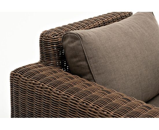 "Боно" кресло из искусственного ротанга, цвет коричневый, изображение 4 | Интернет магазин мебели и декора LifeDekor