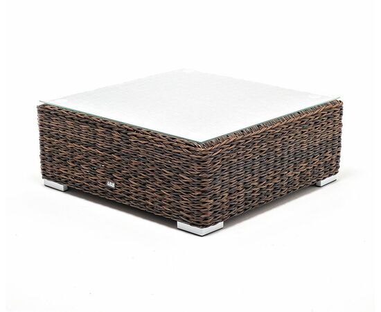 "Лунго" журнальный столик плетеный (гиацинт), цвет коричневый | Интернет магазин мебели и декора LifeDekor