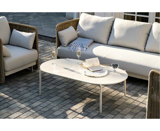 "Аликанте" лаунж-зона из искусственного ротанга, цвет соломенный, изображение 5 | Интернет магазин мебели и декора LifeDekor