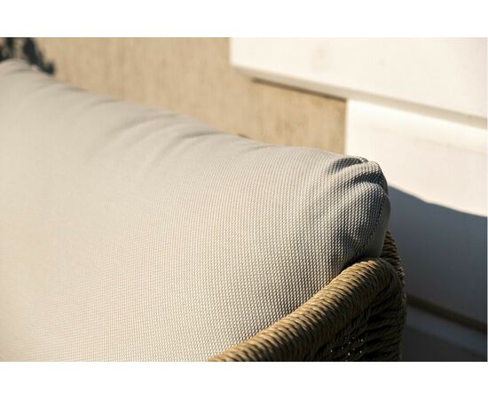 "Аликанте" лаунж-зона из искусственного ротанга, цвет соломенный, изображение 10 | Интернет магазин мебели и декора LifeDekor