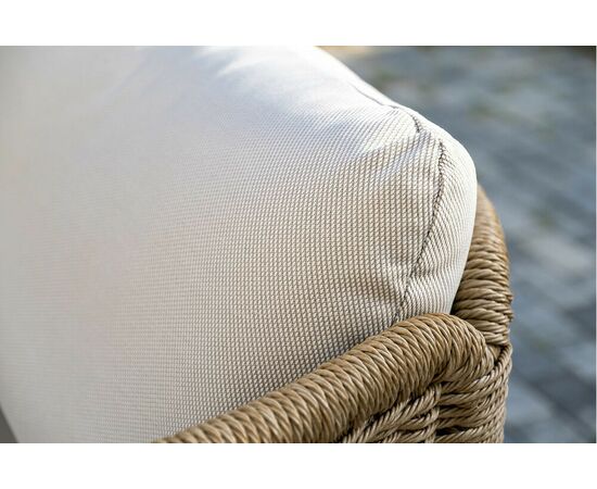 "Аликанте" лаунж-зона из искусственного ротанга, цвет соломенный, изображение 13 | Интернет магазин мебели и декора LifeDekor