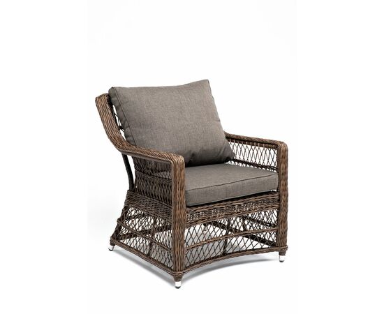 "Гранд Латте" кресло из искусственного ротанга, цвет коричневый, изображение 3 | Интернет магазин мебели и декора LifeDekor