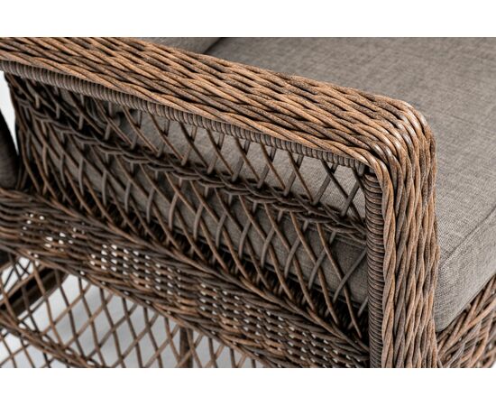 "Гранд Латте" кресло из искусственного ротанга, цвет коричневый, изображение 4 | Интернет магазин мебели и декора LifeDekor