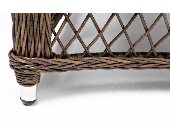 "Гранд Латте" кресло из искусственного ротанга, цвет коричневый, изображение 10 | Интернет магазин мебели и декора LifeDekor