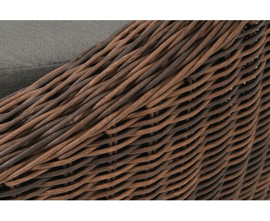 "Барселона" диван из искусственного ротанга трехместный, цвет коричневый, изображение 6 | Интернет магазин мебели и декора LifeDekor