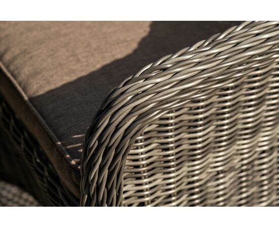 "Эспрессо–150 R" обеденная группа плетеная, цвет графит, изображение 12 | Интернет магазин мебели и декора LifeDekor