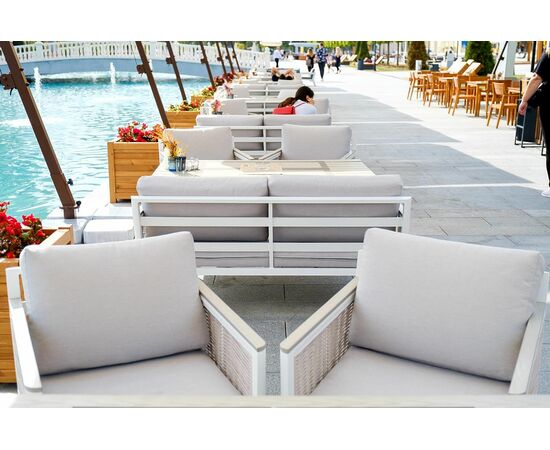 "Сан Ремо" комплект садовый для лаунж-зоны, изображение 2 | Интернет магазин мебели и декора LifeDekor
