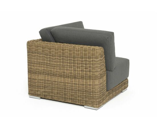 "Капри" модуль диванный угловой с подушками, цвет соломенный, изображение 4 | Интернет магазин мебели и декора LifeDekor