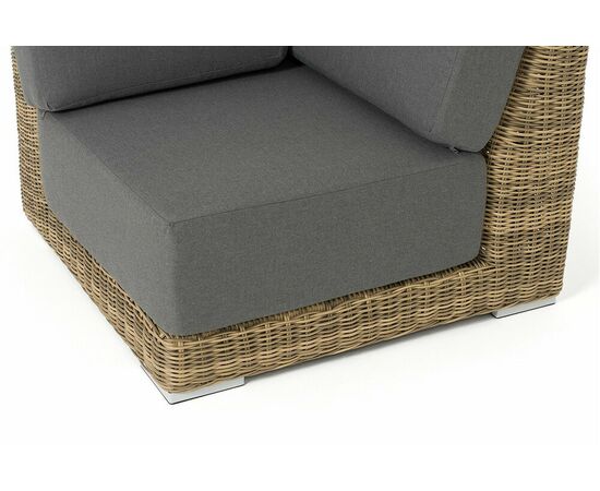 "Капри" модуль диванный угловой с подушками, цвет соломенный, изображение 6 | Интернет магазин мебели и декора LifeDekor