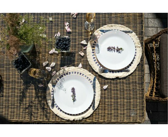 "Цесена" обеденная группа плетеная из искусственного ротанга, цвет соломенный, изображение 19 | Интернет магазин мебели и декора LifeDekor