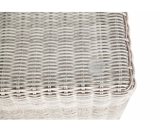 "Кон Панна" столик журнальный из искусственного ротанга, цвет бежевый, изображение 4 | Интернет магазин мебели и декора LifeDekor