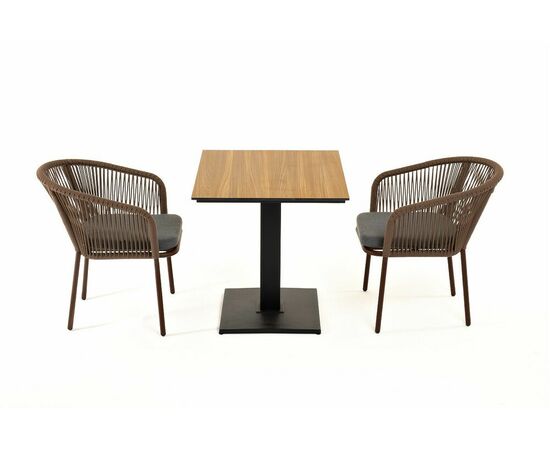 "Каффе" обеденная группа на 2 персоны, цвет "серый гранит", изображение 10 | Интернет магазин мебели и декора LifeDekor