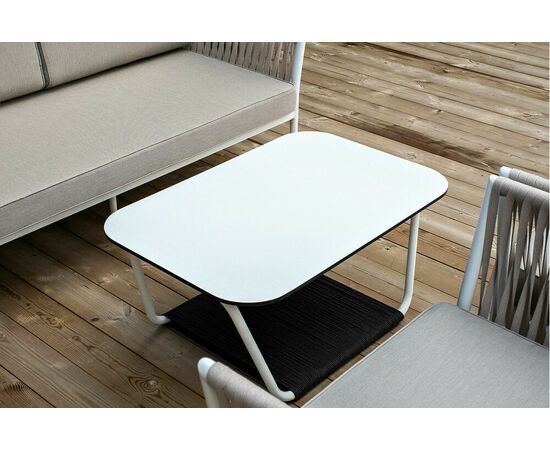 "Касабланка" лаунж-зона плетеная из роупа 4-местная, цвет серо-коричневый, изображение 13 | Интернет магазин мебели и декора LifeDekor