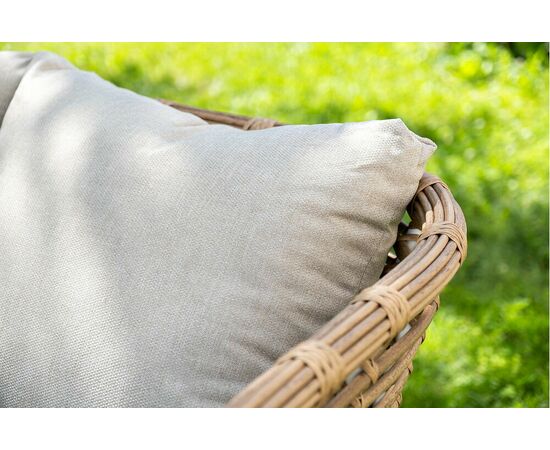 "Валенсия" лаунж-зона из искусственного ротанга, цвет соломенный, изображение 11 | Интернет магазин мебели и декора LifeDekor