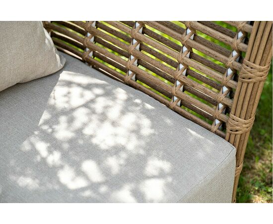 "Валенсия" лаунж-зона из искусственного ротанга, цвет соломенный, изображение 12 | Интернет магазин мебели и декора LifeDekor