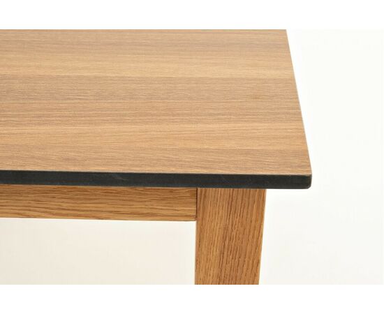 "Канны" журнальный столик из HPL 90х60, H40, основание дуб, цвет столешницы "дуб", изображение 4 | Интернет магазин мебели и декора LifeDekor