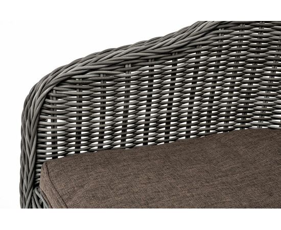 "Эспрессо–80 R" обеденная группа плетеная, цвет графит, изображение 12 | Интернет магазин мебели и декора LifeDekor