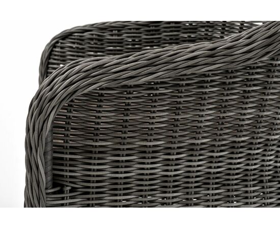 "Эспрессо–80 R" обеденная группа плетеная, цвет графит, изображение 15 | Интернет магазин мебели и декора LifeDekor