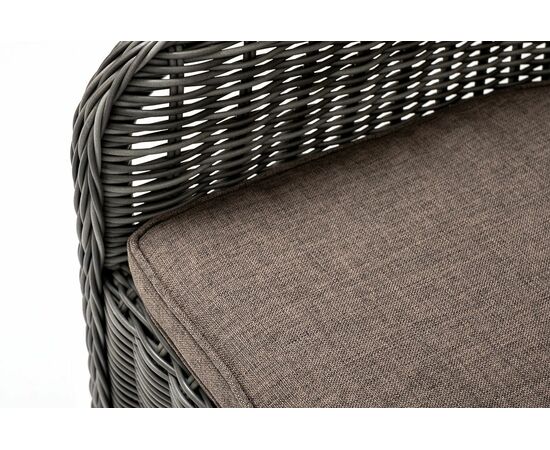 "Эспрессо–80 R" обеденная группа плетеная, цвет графит, изображение 17 | Интернет магазин мебели и декора LifeDekor