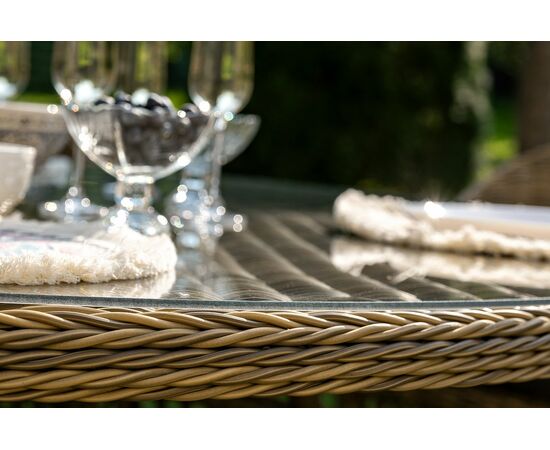 "Эспрессо–150 S" обеденная группа плетеная, цвет соломенный, изображение 10 | Интернет магазин мебели и декора LifeDekor