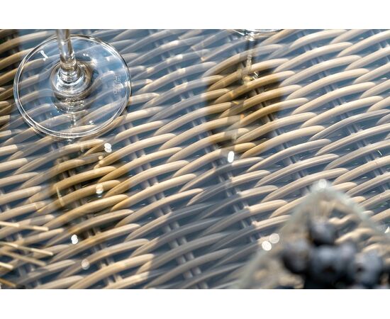 "Эспрессо–150 S" обеденная группа плетеная, цвет соломенный, изображение 11 | Интернет магазин мебели и декора LifeDekor