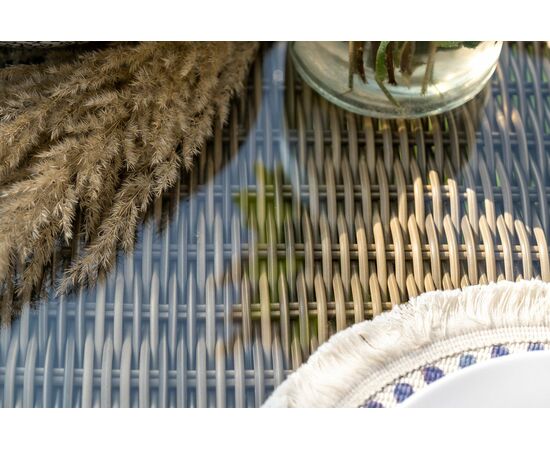 "Эспрессо–150 S" обеденная группа плетеная, цвет соломенный, изображение 12 | Интернет магазин мебели и декора LifeDekor