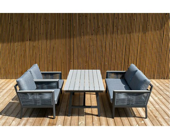 "Сан Ремо" комплект садовый для лаунж-зоны серый, изображение 6 | Интернет магазин мебели и декора LifeDekor