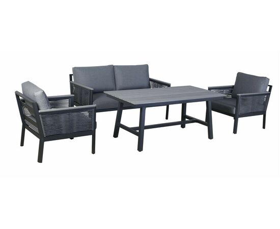 "Сан Ремо" комплект садовый для лаунж-зоны серый, изображение 17 | Интернет магазин мебели и декора LifeDekor