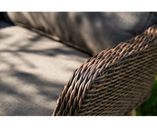 "Прованс" лаунж-зона плетеная из искусственного ротанга, цвет коричневый, изображение 14 | Интернет магазин мебели и декора LifeDekor