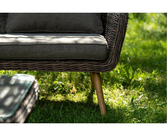 "Прованс" лаунж-зона плетеная из искусственного ротанга, цвет коричневый, изображение 17 | Интернет магазин мебели и декора LifeDekor